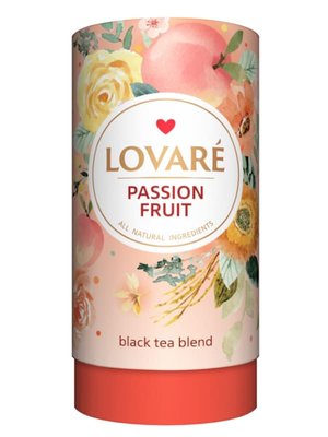 Листовой чай черный Lovare Passion Fruit 80 г 18069 фото