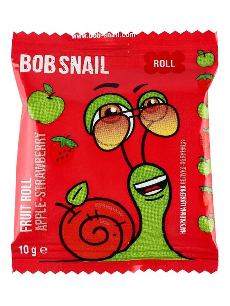 Конфета Bob Snail Яблоко-Клубника 10 г 44391 фото