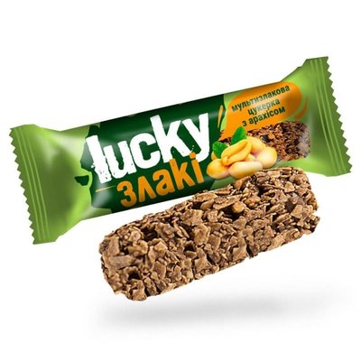 Цукерки Лукас Lucky злакі з арахісом, коробка 2 кг 12588 фото