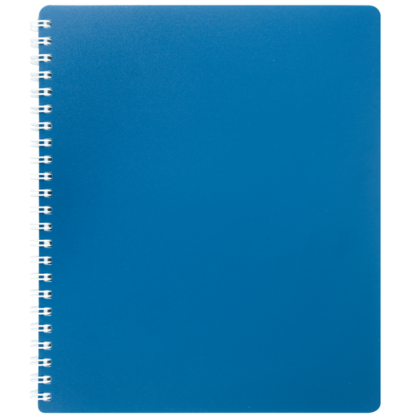 Зошит на пруж. CLASSIC B5, 80 арк, кл., синій, пласт.обкл. BM.2419-002 фото