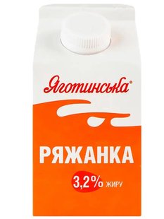 Ряжанка Яготинське 3.2% жиру, 450 г 11860 фото