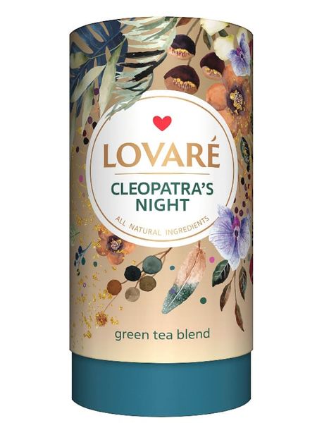 Чай зелений листовий Lovare Cleopatra's Night 80 г 15549 фото