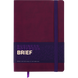 Блокнот діловий BRIEF, L2U, А5, 96 арк., нелін., бордовий, шт.шкіра BM.295004-13 фото