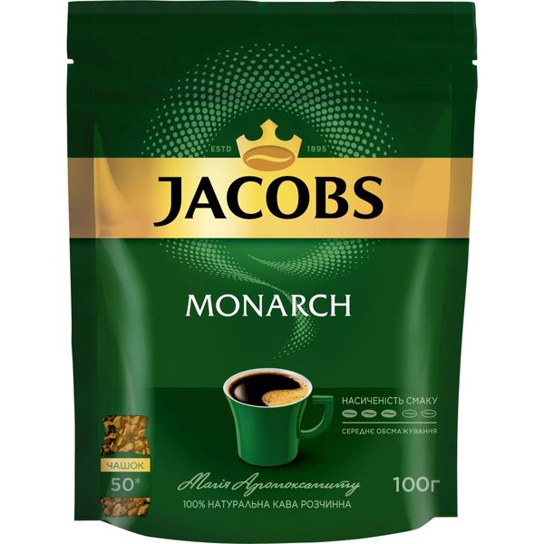 Кофе растворимый Jacobs Monarch 100 г 90113 фото