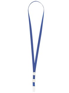 Шнурок з кліпом для бейджа-ідентифікатора, 460х10 мм, синій BM.5426-02 фото