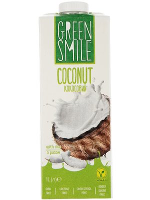 Напиток ультрапастеризованный Green Smile Рисово-кокосовый 3%, 1 л 00090 фото