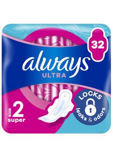Гігієнічні прокладки Always Ultra Super (Розмір 2) 32 шт 95132 фото