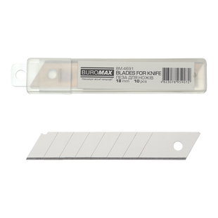 Леза для ножів, 18 мм, 10 шт/упаковка BM.4691 фото