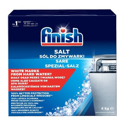Сіль для посудомийних машин FINISH 4 кг 87397 фото