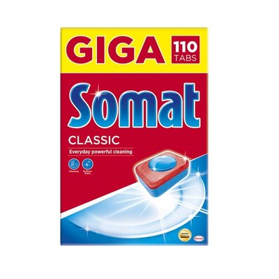 Таблетки для посудомийної машини Somat Classic, 110 шт/упаковка 6022 фото