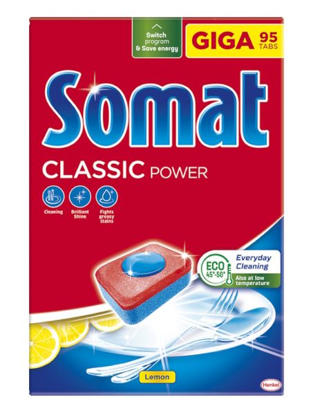 Таблетки для посудомийної машини Somat Classic, 95 шт/упаковка 10059 фото