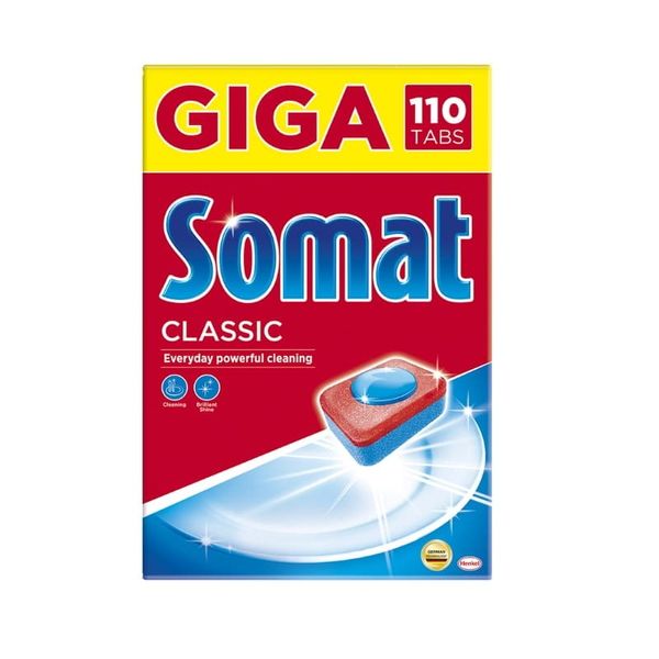 Таблетки для посудомоечной машины Somat Classic 110 шт/упаковка 6022 фото