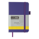 Книга записная ETALON 95*140, 96 лист., клетка, обложка искусственная кожа, фиолетовая BM.296160-07 фото
