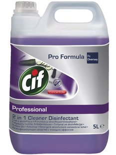 Засіб Cif Prof 2in1 для миття та дезінфекції будь-яких поверхонь (концентрат) 5 л 16485 фото