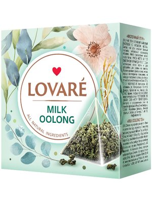 Чай байховый Lovare Milk Oolong 30 г, 15 пакетов 76395 фото
