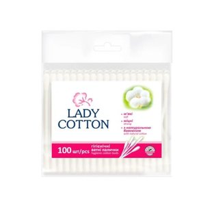 Ватні палички Lady Cotton, 100 шт/упаковка 87351 фото