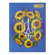 Блокнот UKRAINE, А5, 96 арк., клітинка, тверда картонна обкладинка, синя BM.24511101-02 фото