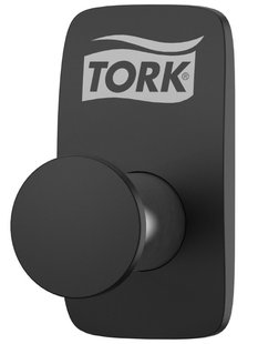 Гачок для одягу Tork чорний, металевий, 10 шт/упаковка 460014 фото